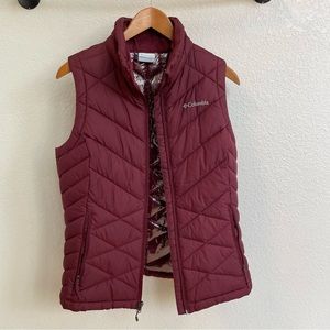 Columbia puffer vest omni-heat